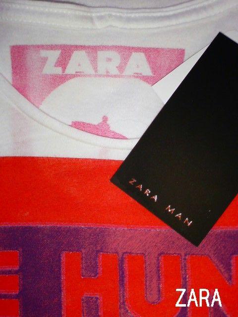 □ZARA/ザラ 新作 半袖 デザイン Tシャツ/S☆新品 < ブランド  □ZARA/ザラ 新作 半袖 デザイン Tシャツ/S☆新品 < ブランドの
