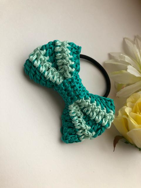 ハンドメイド ヘアゴム リボン ボーダー メゾンドフルール好 < 女性ファッション  ハンドメイド ヘアゴム リボン ボーダー メゾンドフルール好 < 女性ファッションの