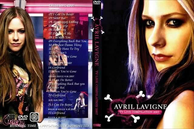 AVRIL LAVIGNE LIVE COMPILATION 2007Vol,1アヴリル < タレントグッズ  AVRIL LAVIGNE LIVE COMPILATION 2007Vol,1アヴリル  < タレントグッズの