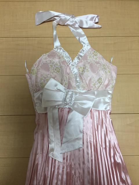 ピンク★ホルターロングドレス★キャバ★クラブ★ < 女性ファッション  ピンク★ホルターロングドレス★キャバ★クラブ★ < 女性ファッションの