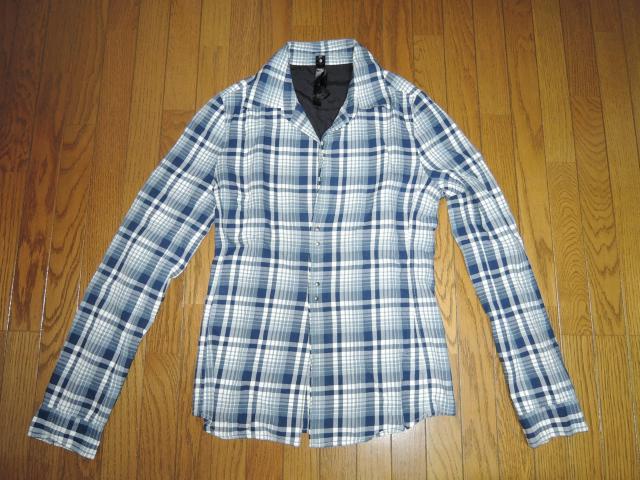 wjk ダブルジェイケイ チェックシャツ S ホックボタン シワ加工 < ブランド  wjk ダブルジェイケイ チェックシャツ S ホックボタン シワ加工  < ブランドの