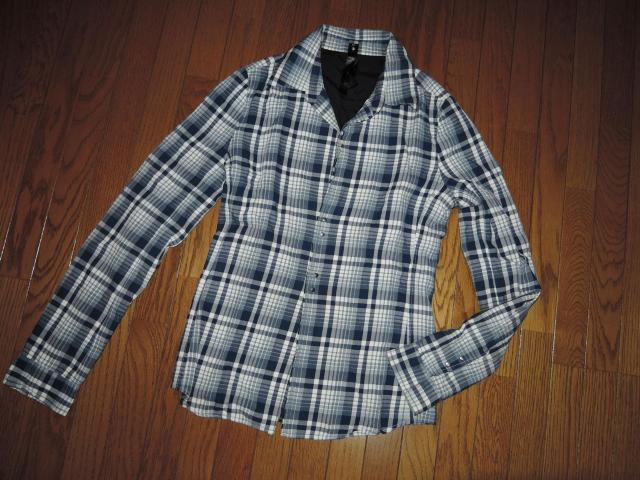 wjk ダブルジェイケイ チェックシャツ S ホックボタン シワ加工 < ブランド  wjk ダブルジェイケイ チェックシャツ S ホックボタン シワ加工 < ブランドの