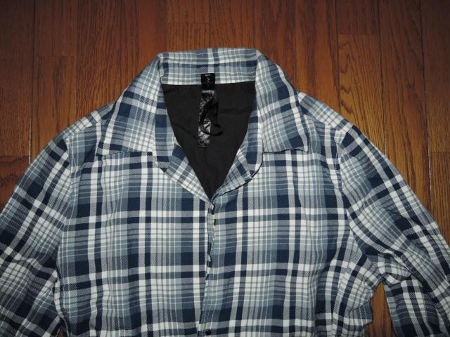 wjk ダブルジェイケイ チェックシャツ S ホックボタン シワ加工 < ブランド  wjk ダブルジェイケイ チェックシャツ S ホックボタン シワ加工 < ブランドの