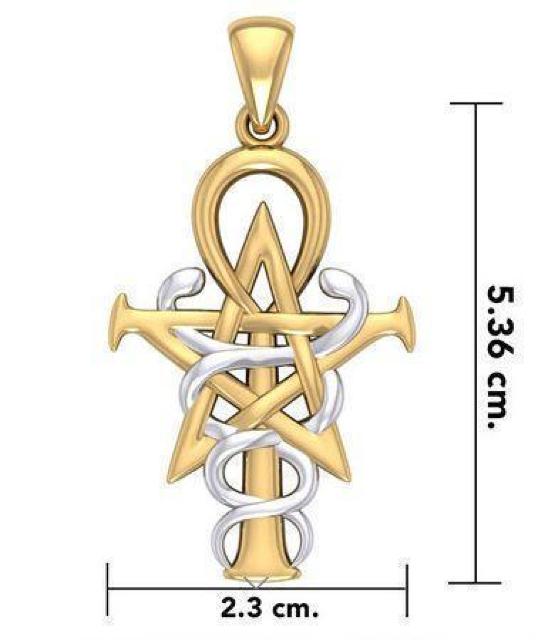 PS Wizardry Symbol silver pendant  ANZT[/v 