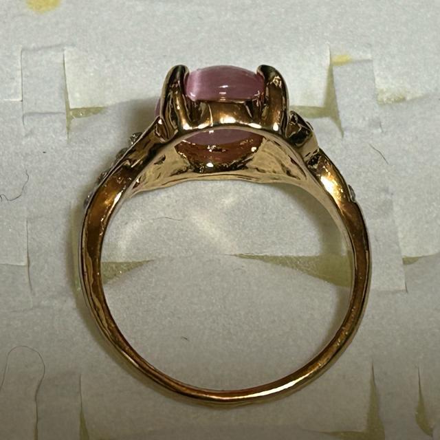 天然石風 ピンクキャツアイ サイズ:18号 商品管理番号20251A < 女性アクセサリー/時計 天然石風 ピンクキャツアイ サイズ:18号 商品管理番号20251A < 女性アクセサリー/時計の