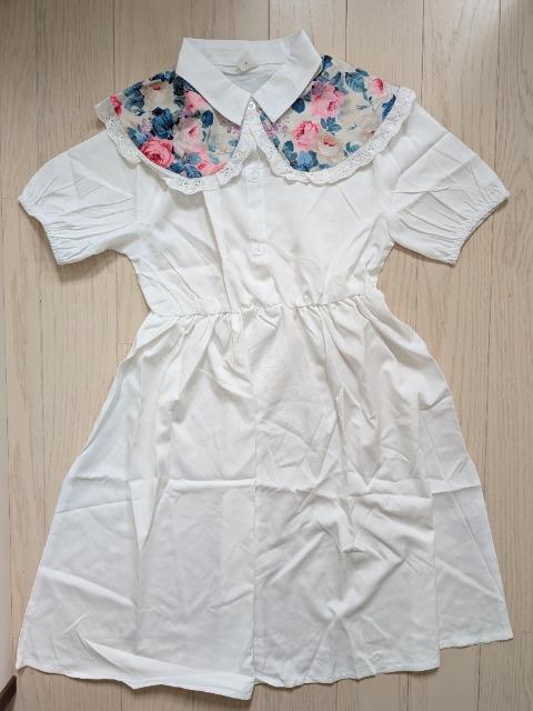 140~150★11~12歳★SHEIN★付け襟ワンピース★新品★送料無料 < キッズ/ベビー 140~150★11~12歳★SHEIN★付け襟ワンピース★新品★送料無料 < キッズ/ベビーの