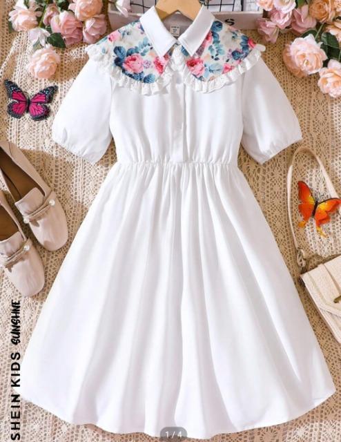 140~150★11~12歳★SHEIN★付け襟ワンピース★新品★送料無料 < キッズ/ベビー 140~150★11~12歳★SHEIN★付け襟ワンピース★新品★送料無料 < キッズ/ベビーの