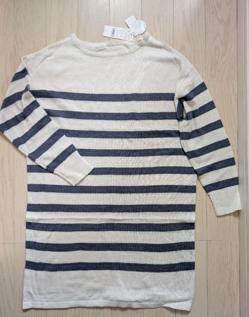 M~L★ボーダーウォッシャブルニットワンピース★新品★送料無料 < 女性ファッション  M~L★ボーダーウォッシャブルニットワンピース★新品★送料無料  < 女性ファッションの