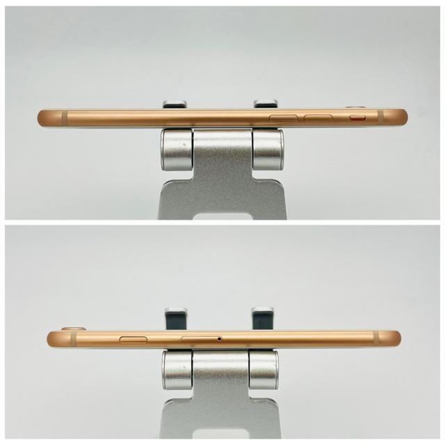 A 100% iPhone 8 64 GB SIM�t���[ �S�[���h �{�� �� �Ɠd/AV�� 