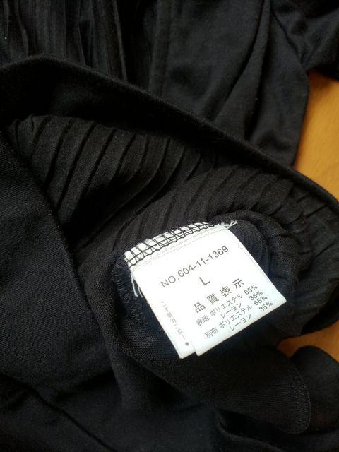☆新品同様☆シネマクラブ☆重ね着風ブラックカットソー☆L < 女性ファッション  ☆新品同様☆シネマクラブ☆重ね着風ブラックカットソー☆L < 女性ファッションの
