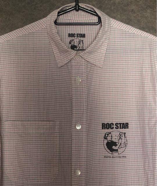 《ROC STAR》半袖シャツ ロックスター ヴィンテージ 古着 90s ステューシー USED スト系 DJ hiphop < ブランド  《ROC STAR》半袖シャツ ロックスター ヴィンテージ 古着 90s ステューシー USED スト系 DJ hiphop < ブランドの