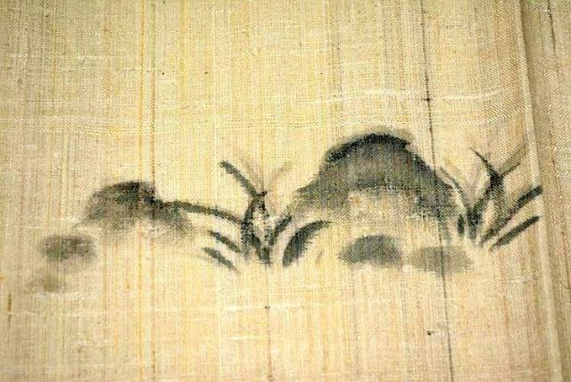 夏物 紗紬 中古 着物 送料無料 身丈161cm 裄丈62.5cm 最高級 蝉 松 庭石 正絹 カジュアル T3589 < 女性ファッション  夏物 紗紬 中古 着物 送料無料 身丈161cm 裄丈62.5cm 最高級 蝉 松 庭石 正絹 カジュアル T3589 < 女性ファッションの