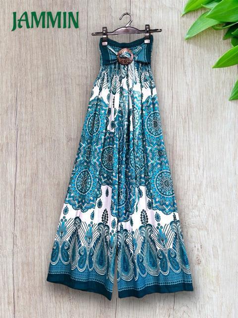 ペーズリー紋様柄パンツ ワイドパンツ ヒッピー アジアン エスニック < 女性ファッション ペーズリー紋様柄パンツ ワイドパンツ ヒッピー アジアン エスニック < 女性ファッションの