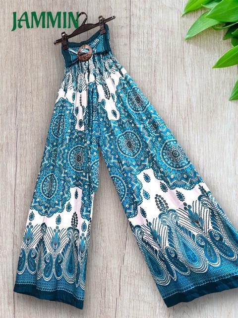 ペーズリー紋様柄パンツ ワイドパンツ ヒッピー アジアン エスニック < 女性ファッション ペーズリー紋様柄パンツ ワイドパンツ ヒッピー アジアン エスニック < 女性ファッションの