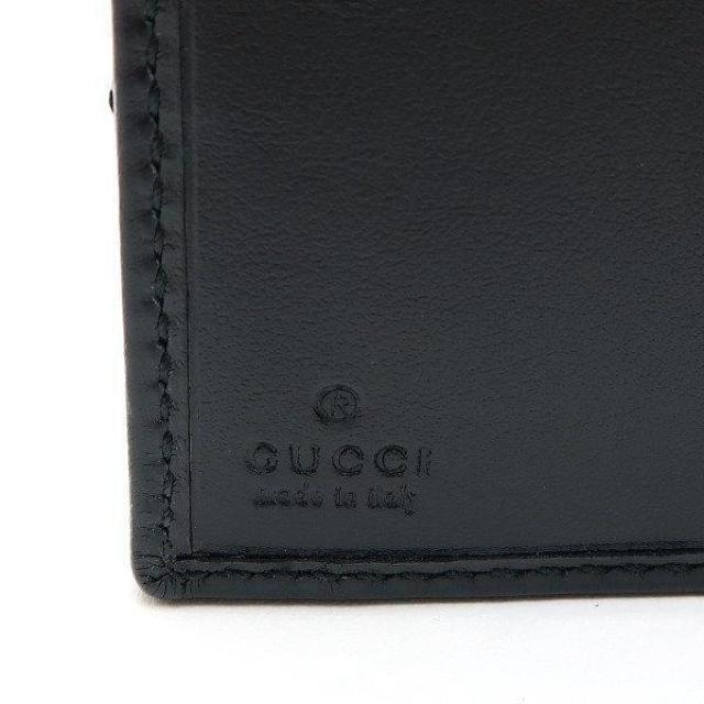 ◆ 本物 新品同様 ◆ GUCCI グッチ GGマーモント 2つ折り財布 小銭入れなし レザー ブラック 黒 保存袋 546579 < ブランド  ◆ 本物 新品同様 ◆ GUCCI グッチ GGマーモント 2つ折り財布 小銭入れなし レザー ブラック 黒 保存袋 546579 < ブランドの