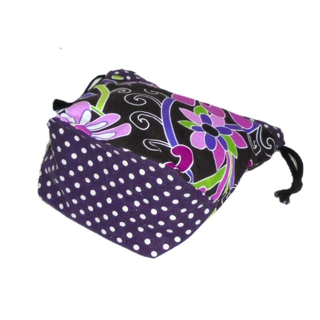 【底マチ幅広巾着】◆ヴェラブラッドリー◆Vera Bradley【Purple Punch】◆裏地あり巾着 < 女性ファッション 【底マチ幅広巾着】◆ヴェラブラッドリー◆Vera Bradley【Purple Punch】◆裏地あり巾着 < 女性ファッションの