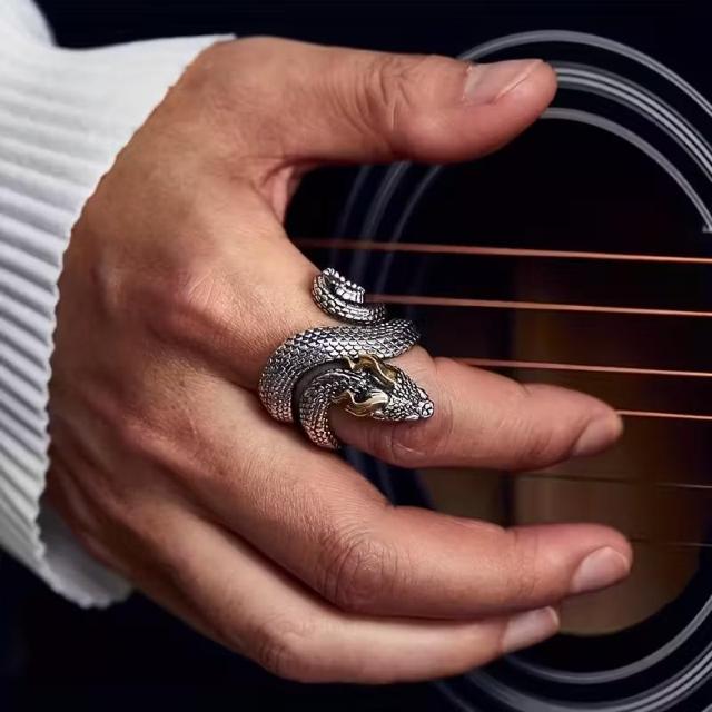 超お買い得490円★ヴィンテージピソニアンリング - 調節可能なオープンデザイン、アンティークシルバープレート、男女兼用 Fサイズ < 男性アクセサリー/時計 超お買い得490円★ヴィンテージピソニアンリング - 調節可能なオープンデザイン、アンティークシルバープレート、男女兼用 Fサイズ < 男性アクセサリー/時計の