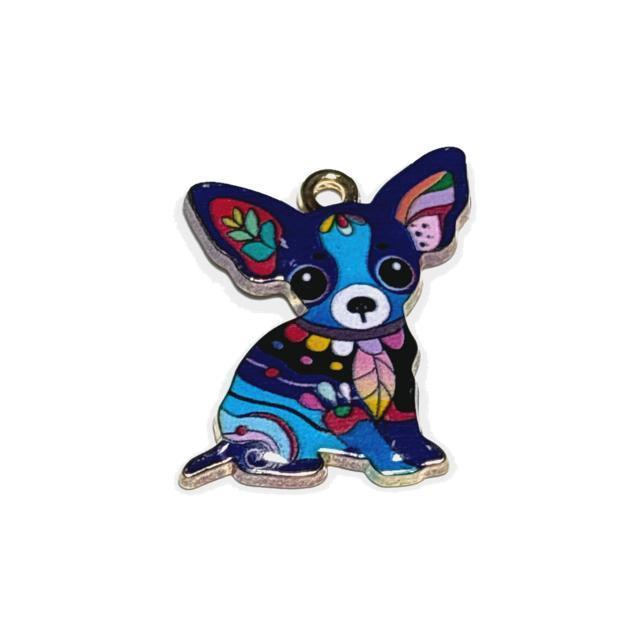 5237 可愛い犬ちゃん 1個 金属パーツ アクセサリーチャーム ハンドメイド材料 プリント樹脂 < ペット/手芸/園芸 5237 可愛い犬ちゃん 1個 金属パーツ アクセサリーチャーム ハンドメイド材料 プリント樹脂 < ペット/手芸/園芸の