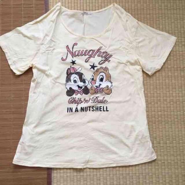 ディズニー・チップ&デール柄カットソー4Lサイズ < ブランド ディズニー・チップ&デール柄カットソー4Lサイズ < ブランドの
