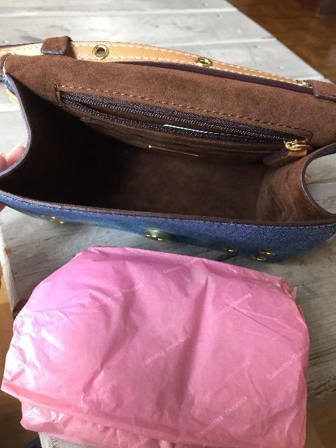 新品サマンサタバサ バッグ デニム ショルダーバッグ < ブランド 新品サマンサタバサ バッグ デニム ショルダーバッグ < ブランドの