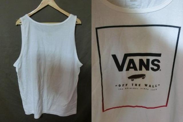 バンズ【VANS】スケボー & ロゴプリント タンクトップUS L < 男性ファッション  バンズ【VANS】スケボー & ロゴプリント タンクトップUS L < 男性ファッションの