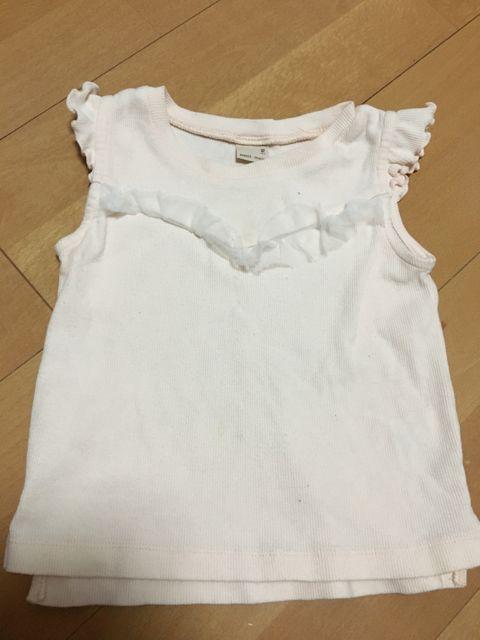 プティマイン  女の子用 ノースリーブトップス 90 < キッズ/ベビー  プティマイン  女の子用 ノースリーブトップス 90  < キッズ/ベビーの