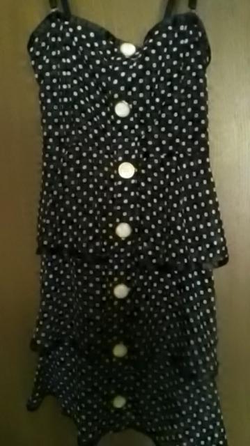 新品*ドット柄ワンピース < 女性ファッション  新品*ドット柄ワンピース < 女性ファッションの