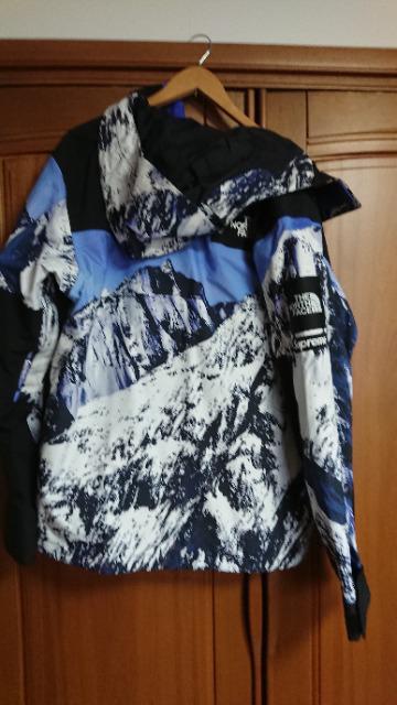 シュプリーム×ノースフェイス マウンテンジャケット ナイロンパーカー雪山Lサイズ < ブランド  シュプリーム×ノースフェイス マウンテンジャケット ナイロンパーカー雪山Lサイズ < ブランドの
