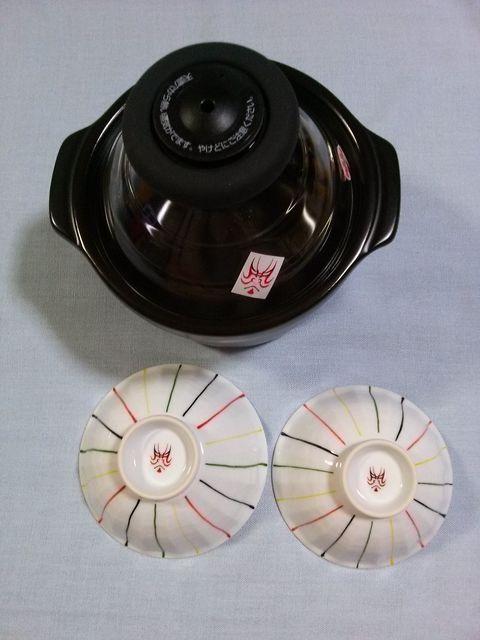 永谷園 当選品〇ハリオ社製 フタがガラスのご飯釜(1合用・直火用)とお揃い茶碗セット〇 < ホビー  永谷園 当選品〇ハリオ社製 フタがガラスのご飯釜(1合用・直火用)とお揃い茶碗セット〇 < ホビーの