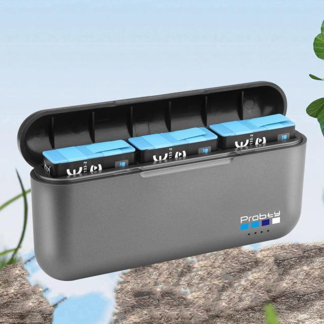 Goproバッテリー充電器 ゴープロバッテリー 3個同時 高速充電器 最薄収納式BOX式 USB-Cケーブル付 Hero9〜12用 < 家電/AV Goproバッテリー充電器 ゴープロバッテリー 3個同時 高速充電器 最薄収納式BOX式 USB-Cケーブル付 Hero9〜12用 < 家電/AVの