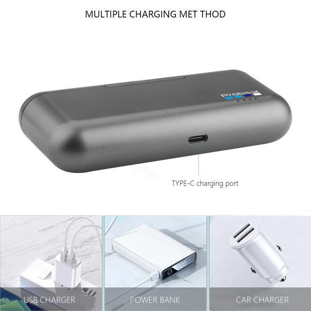 Goproバッテリー充電器 ゴープロバッテリー 3個同時 高速充電器 最薄収納式BOX式 USB-Cケーブル付 Hero9〜12用 < 家電/AV Goproバッテリー充電器 ゴープロバッテリー 3個同時 高速充電器 最薄収納式BOX式 USB-Cケーブル付 Hero9〜12用 < 家電/AVの