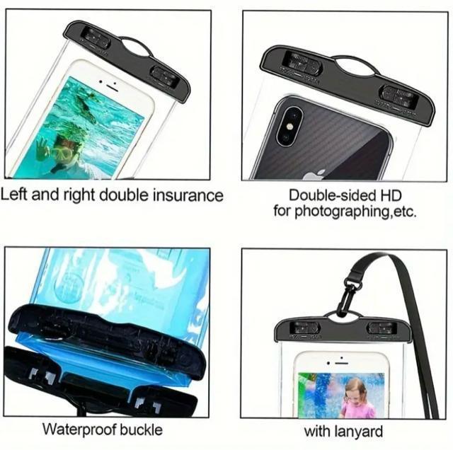 防水スマホケース  マリンスポーツ  海  ストラップ付き  黒 < 家電/AV  防水スマホケース  マリンスポーツ  海  ストラップ付き  黒 < 家電/AVの