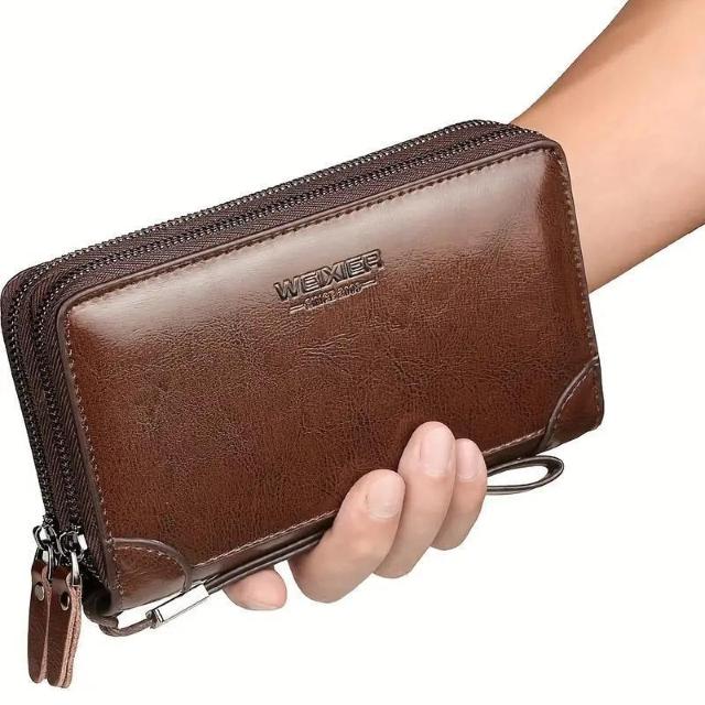 超お買い得2290円★【人気】ファッション レトロ 高級 光沢 紳士 ビジネス カジュアル 大容量 シンプル 長財布 茶 < 男性ファッション  超お買い得2290円★【人気】ファッション レトロ 高級 光沢 紳士 ビジネス カジュアル 大容量 シンプル 長財布 茶  < 男性ファッションの
