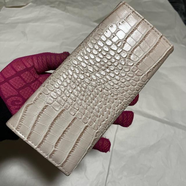 【ノーブランド扱い】【クロコダイル柄】 ギャルソン型 / 長財布 < 女性ファッション 【ノーブランド扱い】【クロコダイル柄】 ギャルソン型 / 長財布 < 女性ファッションの