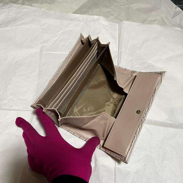 【ノーブランド扱い】【クロコダイル柄】 ギャルソン型 / 長財布 < 女性ファッション 【ノーブランド扱い】【クロコダイル柄】 ギャルソン型 / 長財布 < 女性ファッションの