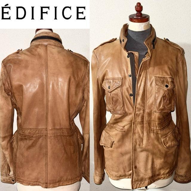 EDIFICE �G�f�B�t�B�X �艿6���~�� �r�v ���� ���U�[�W���P�b�g M-65 �~���^���[ ���C�_�[�X �Z���N�g �A���J�W�Ò�  �� �j���t�@�b�V������ 