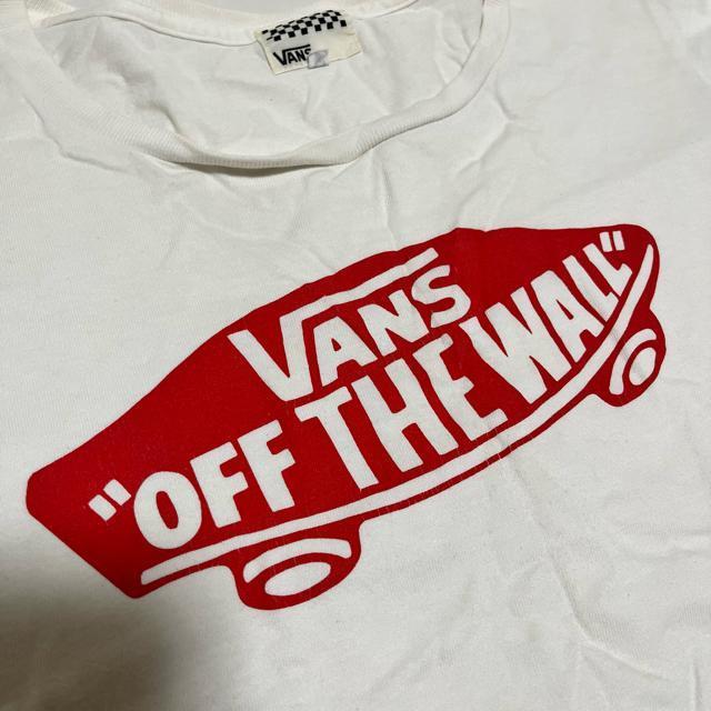 VANS バンズ 半袖Tシャツ OFF THE WALL プリント ホワイト M < ブランド VANS バンズ 半袖Tシャツ OFF THE WALL プリント ホワイト M < ブランドの