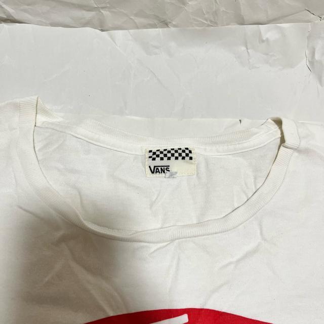 VANS バンズ 半袖Tシャツ OFF THE WALL プリント ホワイト M < ブランド VANS バンズ 半袖Tシャツ OFF THE WALL プリント ホワイト M < ブランドの