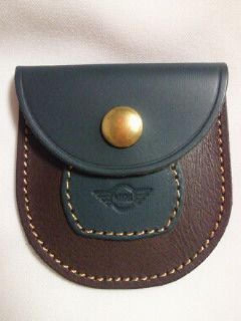 ミニクーパー 池之端銀革店 コインケース 小銭入れ レザー グリーン ブラウン 自動車 < 男性ファッション  ミニクーパー 池之端銀革店 コインケース 小銭入れ レザー グリーン ブラウン 自動車 < 男性ファッションの