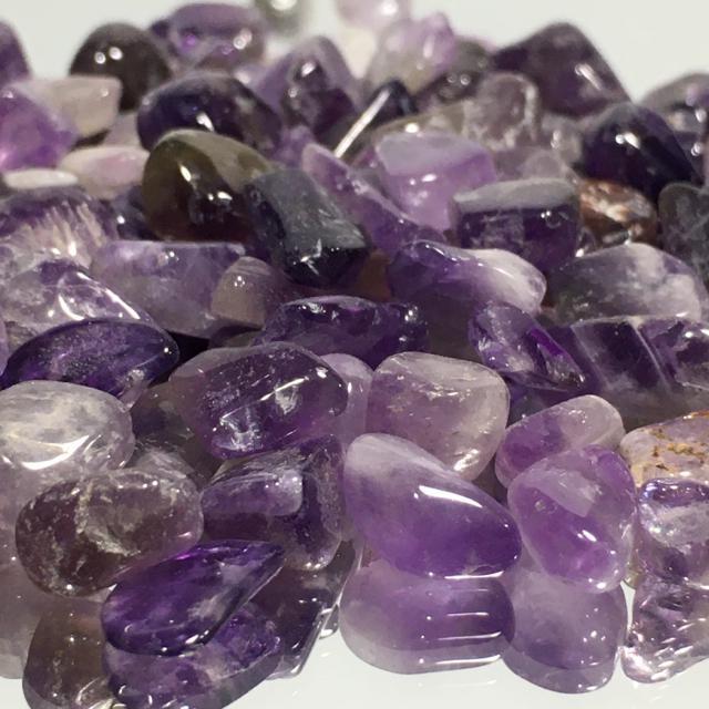 《浄化用細石》天然石アメジスト ブラジル産 200g < インテリア/ライフ  《浄化用細石》天然石アメジスト ブラジル産 200g < インテリア/ライフの