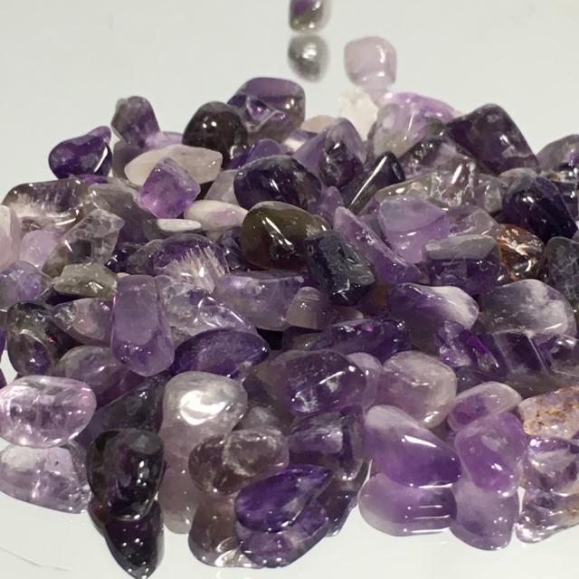 《浄化用細石》天然石アメジスト ブラジル産 200g < インテリア/ライフ  《浄化用細石》天然石アメジスト ブラジル産 200g < インテリア/ライフの