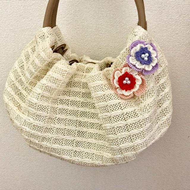 ハンドメイド♪レース編み アネモネ風お花モチーフのブローチ < 女性ファッション  ハンドメイド♪レース編み アネモネ風お花モチーフのブローチ < 女性ファッションの