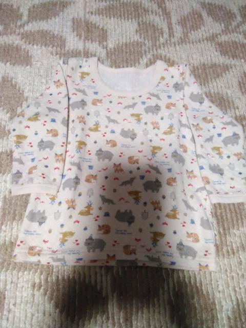 子供用  キルト長袖下着  95cm  2枚 < キッズ/ベビー  子供用  キルト長袖下着  95cm  2枚 < キッズ/ベビーの
