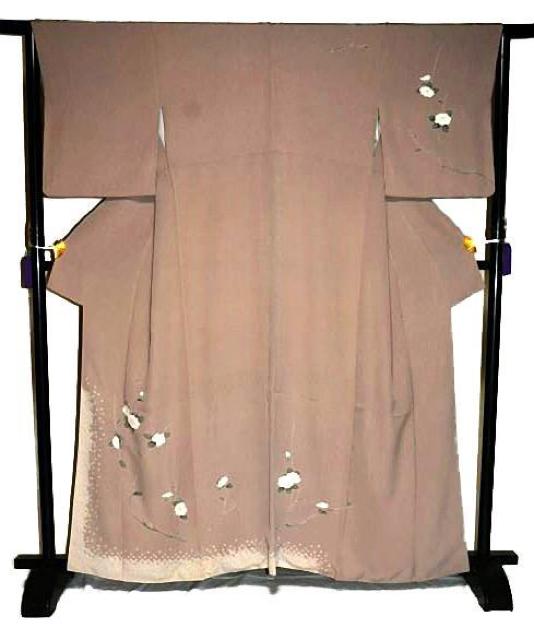 【最高級】新品同様 絞り染め 鹿の子 椿 付下げ 身丈162cm 裄丈64.5cm Y3280 < 女性ファッション  【最高級】新品同様 絞り染め 鹿の子 椿 付下げ 身丈162cm 裄丈64.5cm Y3280  < 女性ファッションの
