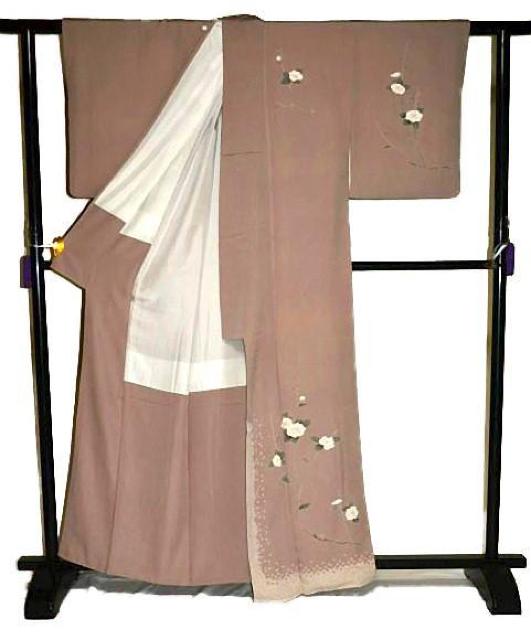 【最高級】新品同様 絞り染め 鹿の子 椿 付下げ 身丈162cm 裄丈64.5cm Y3280 < 女性ファッション  【最高級】新品同様 絞り染め 鹿の子 椿 付下げ 身丈162cm 裄丈64.5cm Y3280 < 女性ファッションの