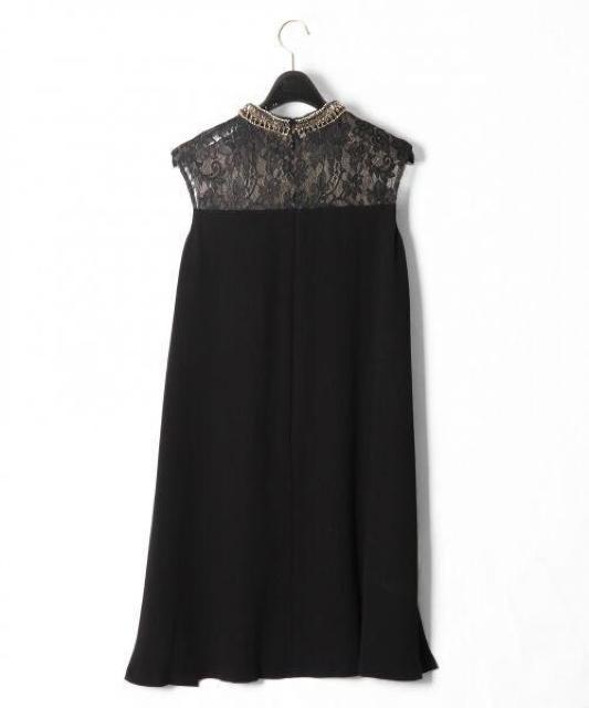 GRACECONTINENTAL黒ビジュースタンドフレアワンピースドレスグレースコンチネンタルブラックパーティー結婚式披露宴 < ブランド GRACECONTINENTAL黒ビジュースタンドフレアワンピースドレスグレースコンチネンタルブラックパーティー結婚式披露宴 < ブランドの