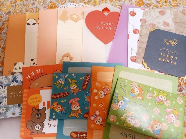 お裾分け☆メッセージカード&ミニレターセット10セット☆1 < インテリア/ライフ  お裾分け☆メッセージカード&ミニレターセット10セット☆1  < インテリア/ライフの