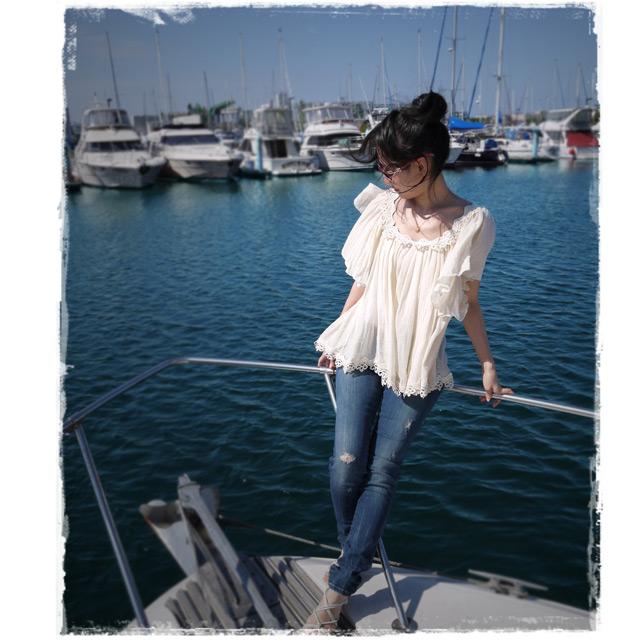 新品ペロトPerotoブルガリア製ふんわりブラウスキナリ#S < 女性ファッション 新品ペロトPerotoブルガリア製ふんわりブラウスキナリ#S < 女性ファッションの