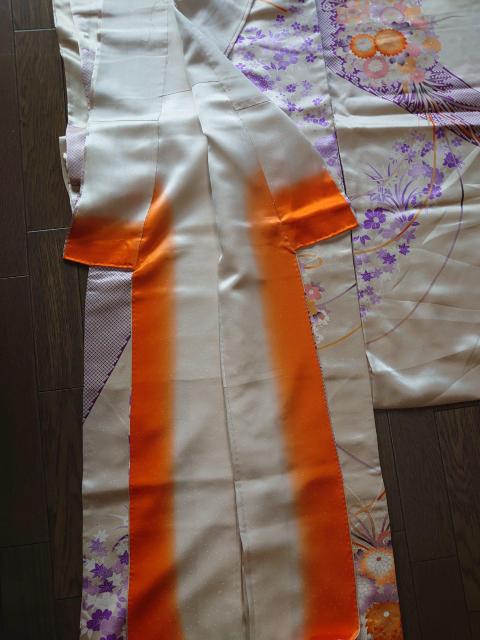 §USED、振袖、束ね花文、刺繍、金彩 < 女性ファッション  §USED、振袖、束ね花文、刺繍、金彩 < 女性ファッションの