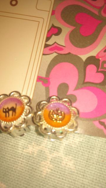 ハロウィン イヤリング レジン 猫 かぼちゃ 可愛い < 女性ファッション  ハロウィン イヤリング レジン 猫 かぼちゃ 可愛い  < 女性ファッションの